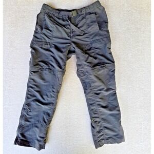 The North Face T150 T550 Belted Convertible Hiking Cargo Pants Men's XL Grey